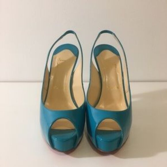 Christian Louboutin Vendome Peep Toe Platform Heel - Picture 10 of 16